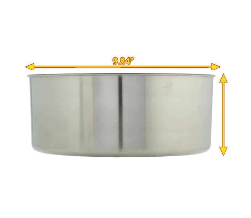 Slopper Stopper Dripless Water Bowls - Stainless Steel Bowl Unit - for Medium Breed 21-50 Lbs, 9.84â€ Dia, 1 Gallon Capacity - Image 5